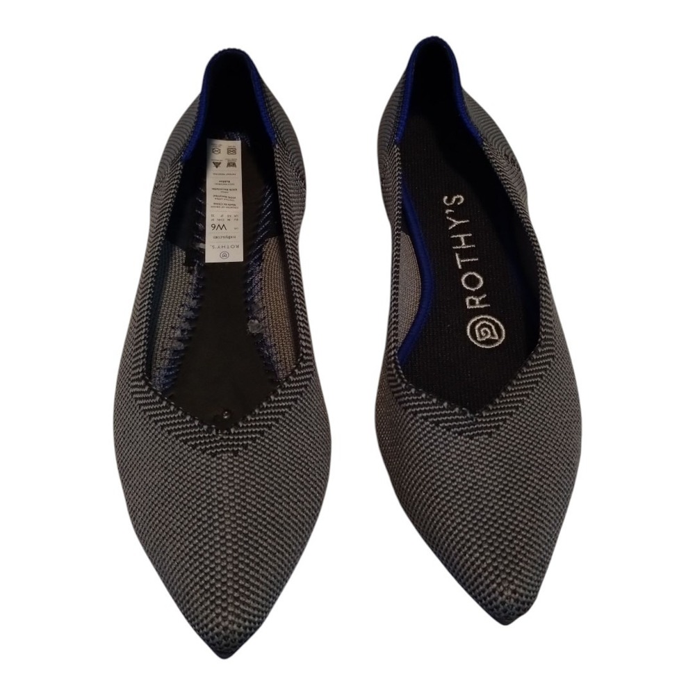 Rothy's The Point II Womens 6W Pointed Ballet Flat ( ONE SHOE INSOLE MISSING )